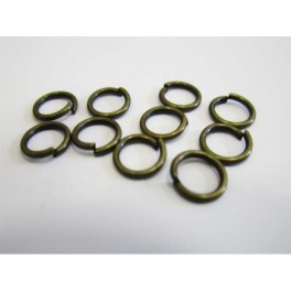 Anneau brisé 6mm bronze