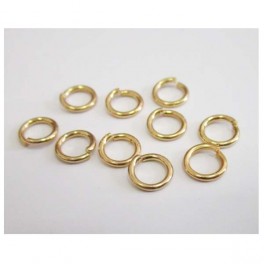 Anneau brisé 6mm doré