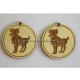 Boucles d’oreilles en bois