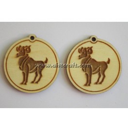 Boucles d’oreilles en bois