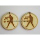 Boucles d’oreilles en bois