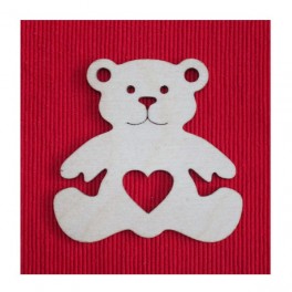 Forme en bois ours