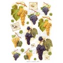 Papier de riz Grains de raisin