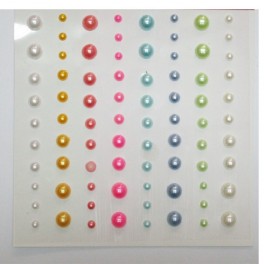 Perles autocollantes