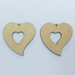 Boucles d’oreilles en bois