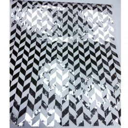 Papier de riz Thermo-impression Argent