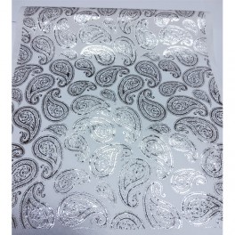 Papier de riz Thermo-impression Argent