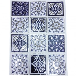 Papier de riz Thermo-impression Argent